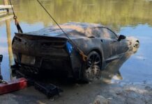 Encuentran un Corvette C7 Grand Sport en el fondo de un río y localizan al dueño en Instagram. Se lo robaron hace seis años Corvette C7 Grand Sport en el fondo de un río