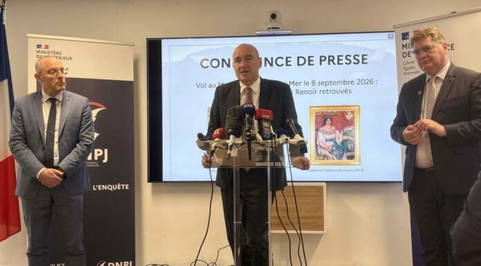 La Policía utiliza el rastreo de vehículos para recuperar dos cuadros de Renoir valorados en 4,2 millones de euros