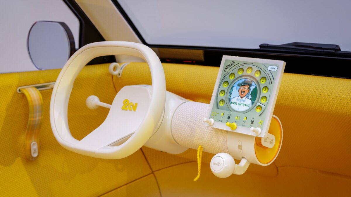 Interior del 2CV Concept Interior del 2CV Concept