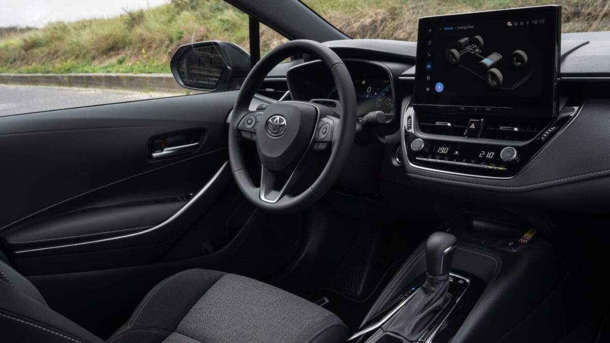 Interior del Toyota Corolla 60 Aniversario
