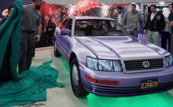 Dennis McCarthy, diseñador de los coches de Fast & Furious, recrea el Lexus LS400 de Street Fighter II antes del estreno de la película Recrean el Lexus LS400 de Street Fighter II