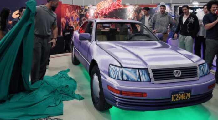 Dennis McCarthy, diseñador de los coches de Fast & Furious, recrean el Lexus LS400 de Street Fighter II antes del estreno de la película Recrean el Lexus LS400 de Street Fighter II