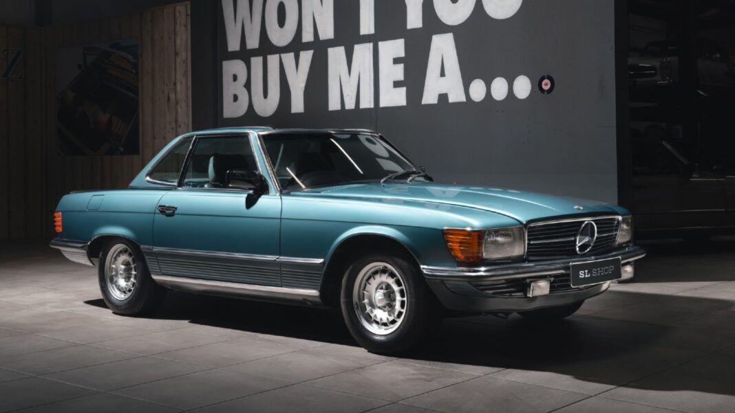 Mercedes 500 SL 44 años guardado en un garaje sin matricular