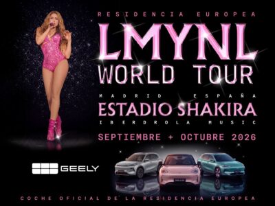 Sorteo Geely E2 concierto Shakira