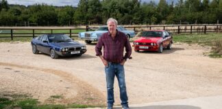 A subasta tres coches clásicos de Jeremy Clarkson que condujo en The Grand Tour, un Lincoln Continental Mark V, un Alfa Romeo GTV6 y un Lancia Montecarlo Spider Subasta tres coches clásicos de Jeremy Clarkson